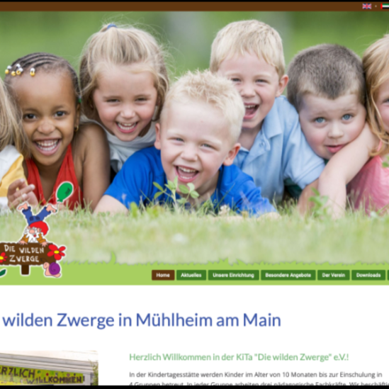Die Wilden Zwerge – Website-Referenz
