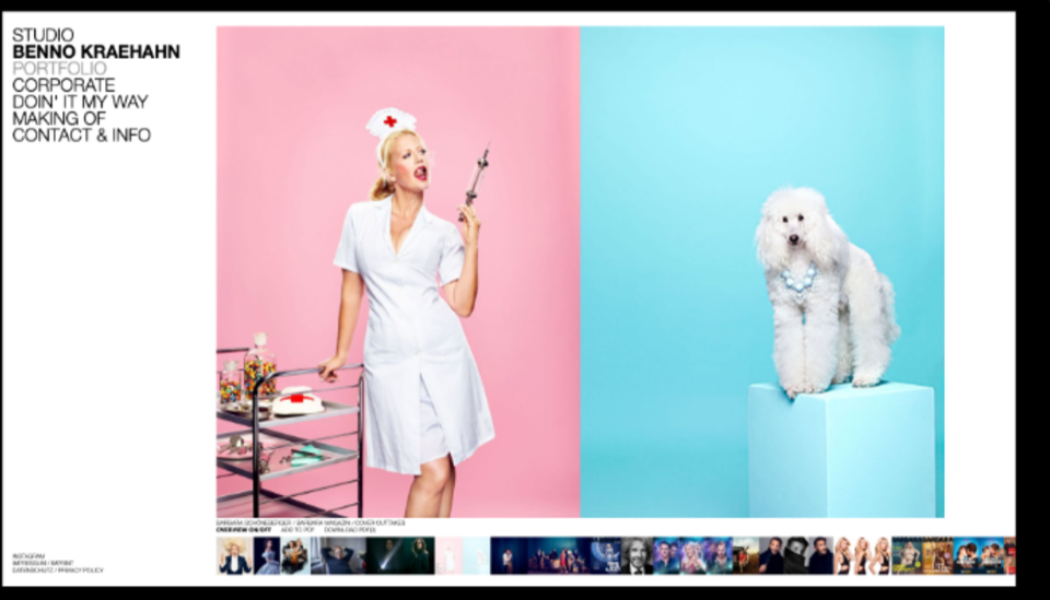 Benno Kraehahn Fotostudio – Website-Referenz