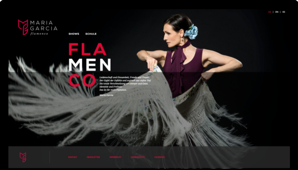 Maria Garcia – Website-Referenz